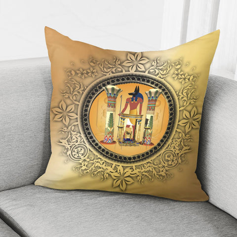 Image of Anubis The Egyptian God Pillow Cover