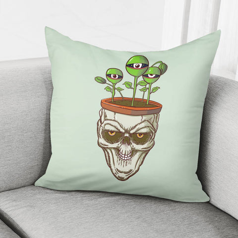 Image of Skull Pillow Cover