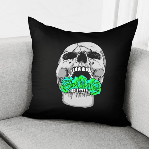 Image of Skull Pillow Cover