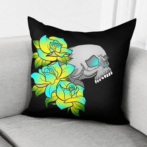 Image of Skull Pillow Cover