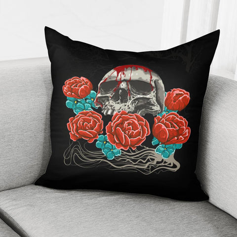 Image of Skull Pillow Cover