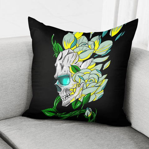 Image of Skull Pillow Cover