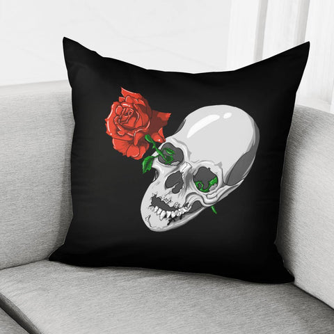 Image of Skull Pillow Cover