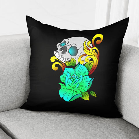 Image of Skull Pillow Cover