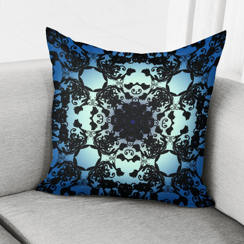 Image of Blue Pillow Cover