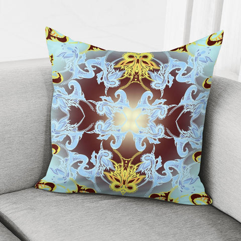 Image of Blue Pillow Cover