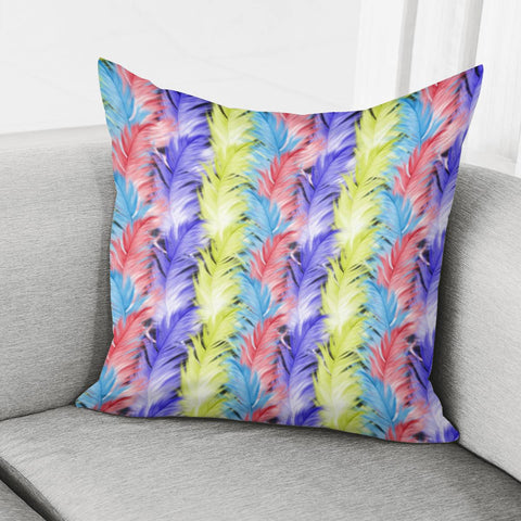 Image of Feathery Stripes Pillow Cover