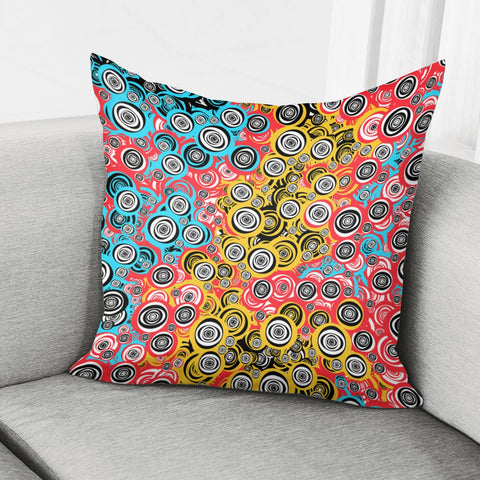 Image of Comic Circles Pillow Cover