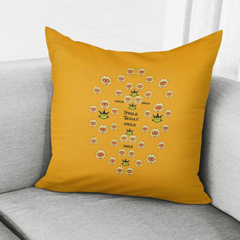 Image of Smile Today Pillow Cover