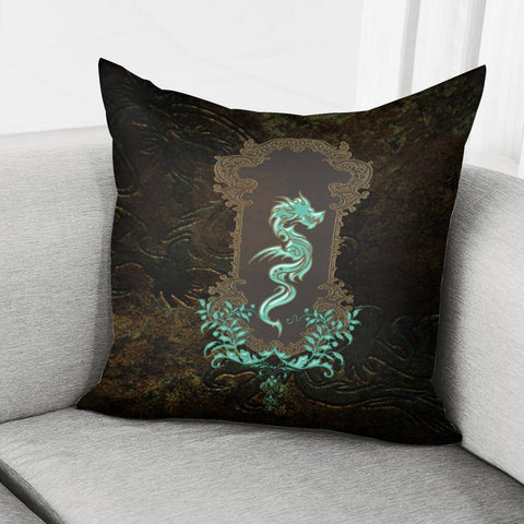 Image of Wonderful Chinese Dragon Pillow Cover