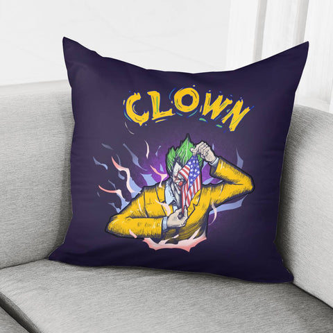 Image of American Clown Pillow Cover