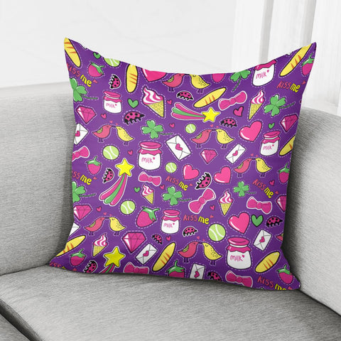 Image of Love Sticker Pillow Cover