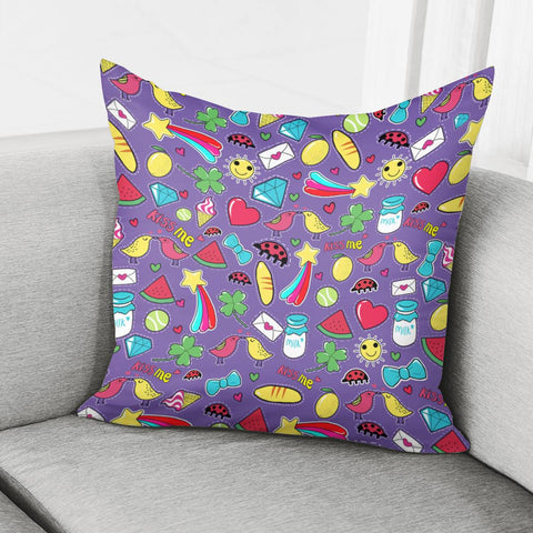 Image of Love Sticker Pillow Cover