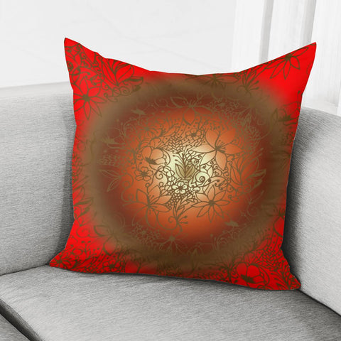 Image of Red Pillow Cover