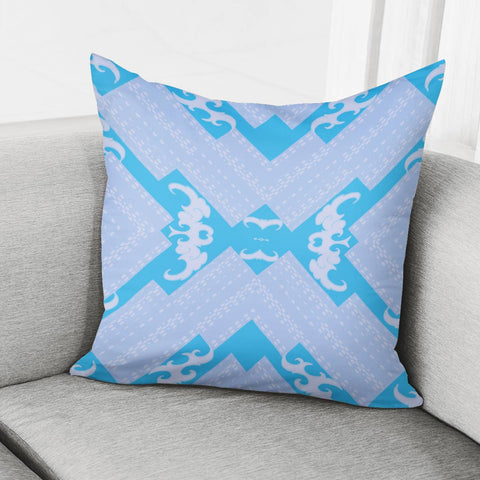 Image of Blue Pillow Cover