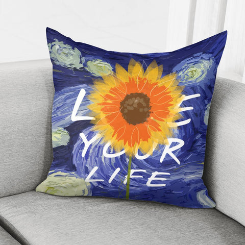 Image of Sunflower Pillow Cover