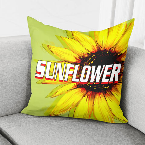 Image of Sunflower Pillow Cover