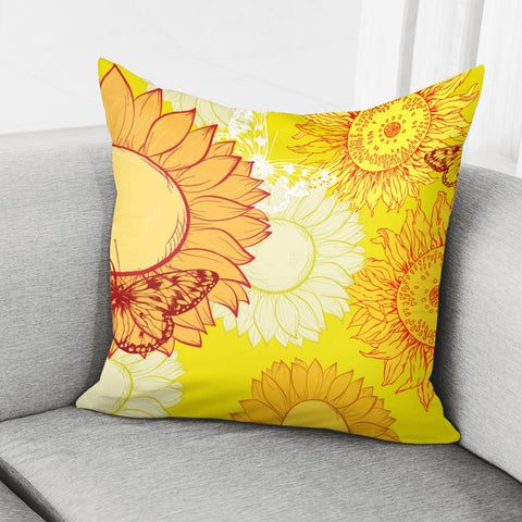 Image of Sunflower Pillow Cover