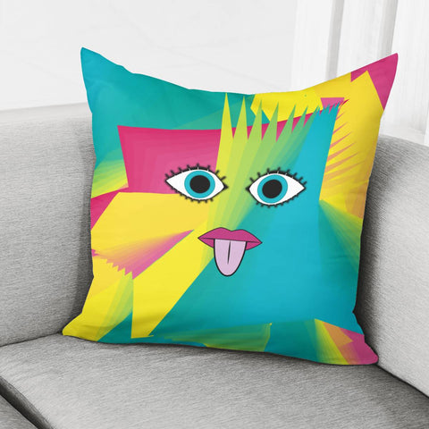 Image of Funky Face Pillow Cover