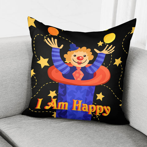 Image of Clown Pillow Cover