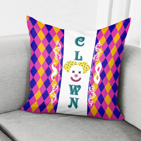 Image of Clown Pillow Cover