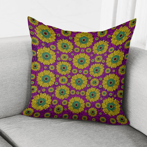 Image of Ornate Peacock Style Pillow Cover