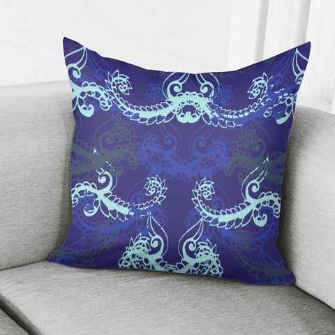 Image of Blue Pillow Cover