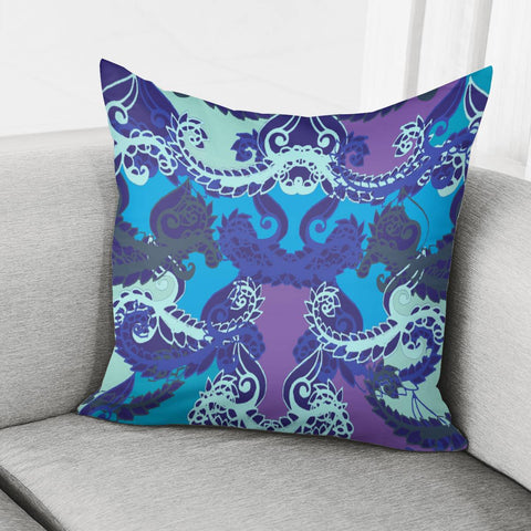 Image of Blue Pillow Cover