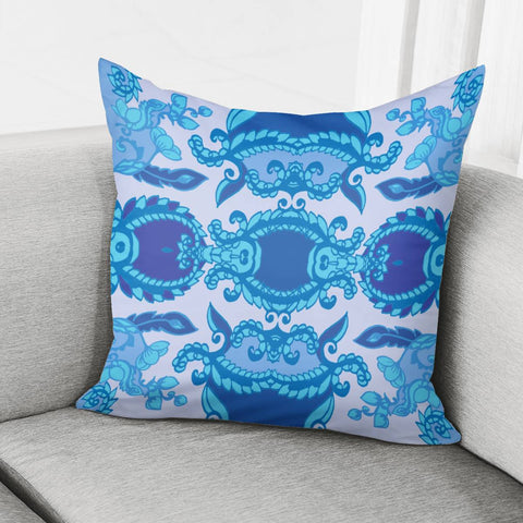 Image of Blue Pillow Cover