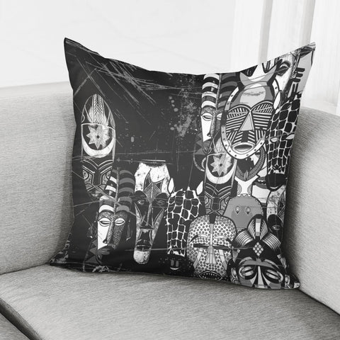 Image of Masks Pillow Cover