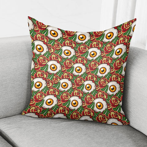 Image of Eye And Flower Pillow Cover