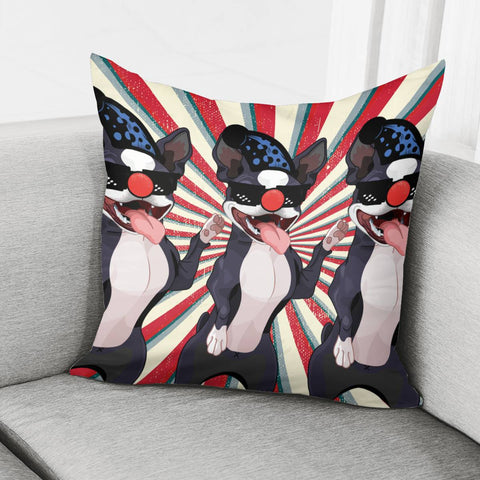 Image of Clown And Animal Pillow Cover