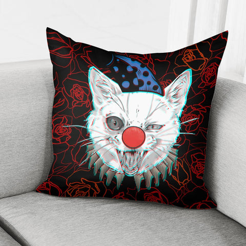 Image of Clown And Animal Pillow Cover