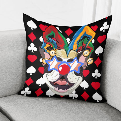 Image of Clown And Animal Pillow Cover