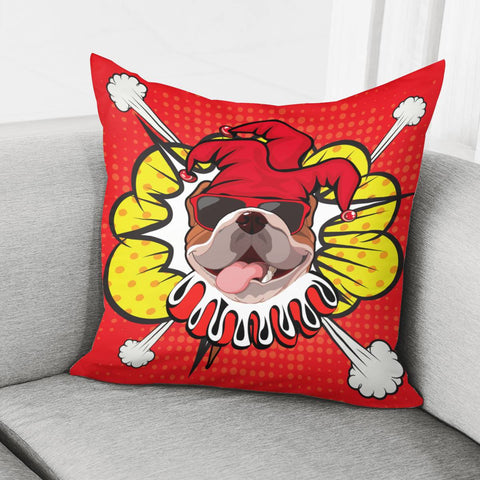 Image of Clown And Animal Pillow Cover