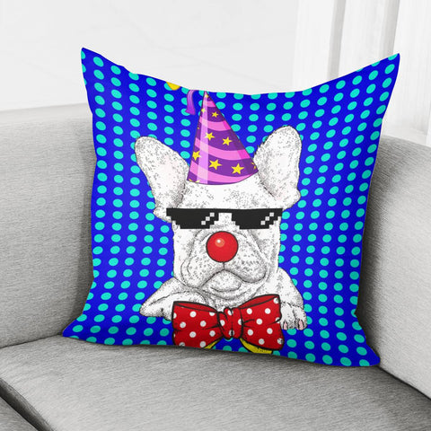 Image of Clown And Animal Pillow Cover