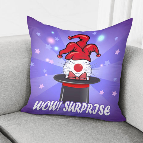 Image of Clown And Animal Pillow Cover