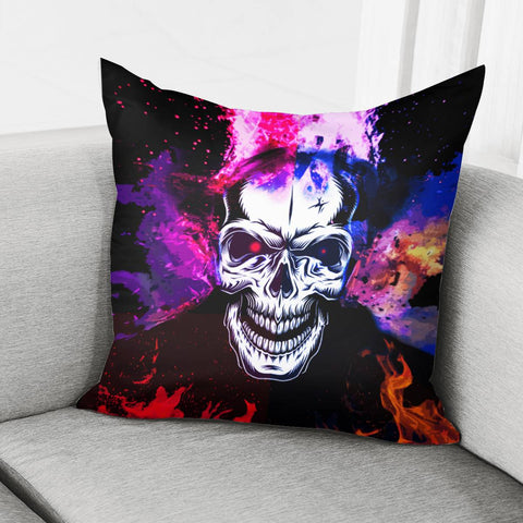 Image of Taro And Flames And Graffiti And Pop Culture Pillow Cover