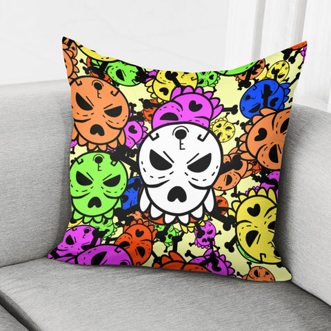 Image of Taro And Cartoon And Graffiti And Pop Culture And Keys Pillow Cover