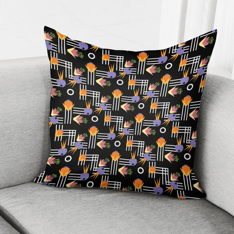 Image of Flowers Nouveau Pillow Cover