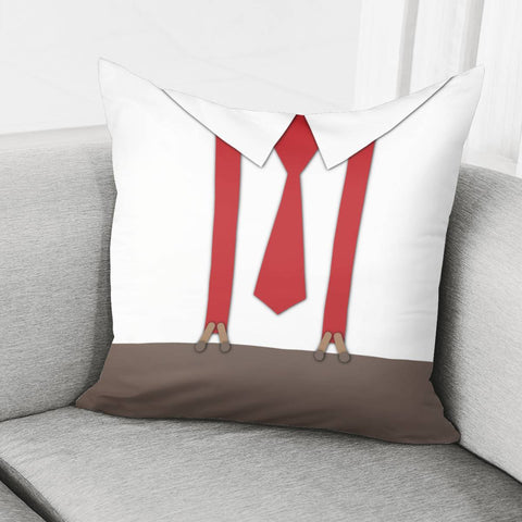 Image of Tie And Bracers Pillow Cover