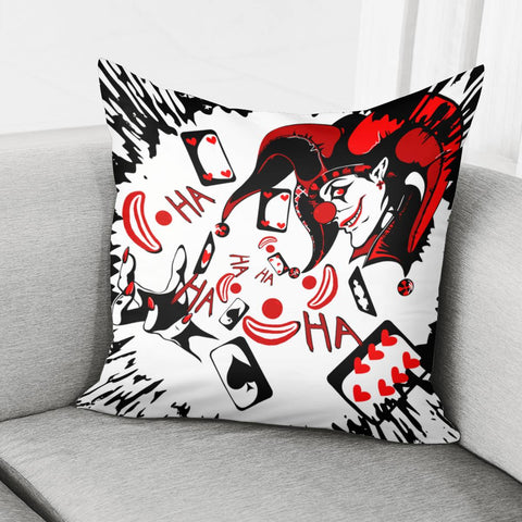 Image of Intensive Clown Pillow Cover