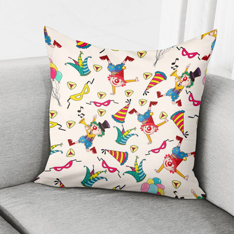 Image of Intensive Clown Pillow Cover