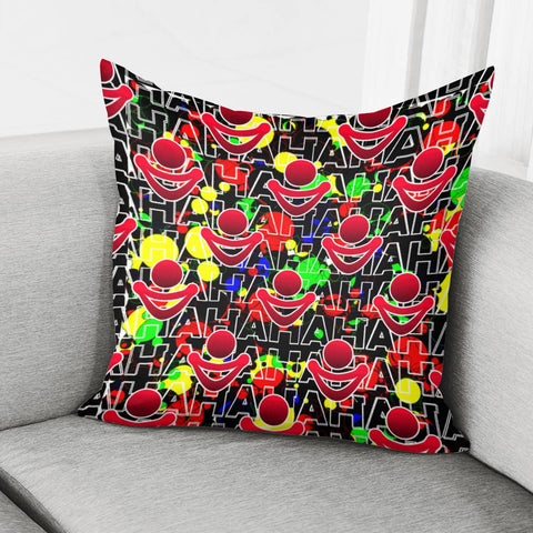 Image of Intensive Clown Pillow Cover