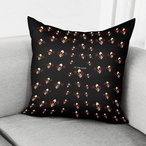 Image of Skulls In The Dark Pillow Cover