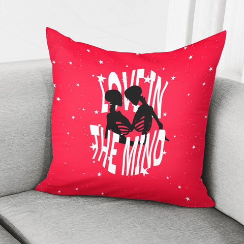 Image of Love Slogan Pillow Cover