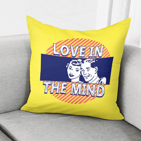 Image of Love Slogan Pillow Cover