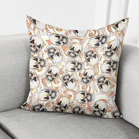 Image of Skull Pillow Cover