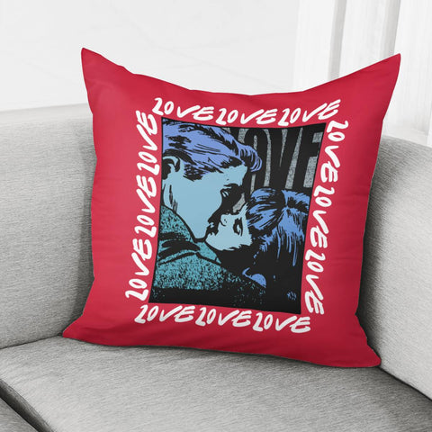 Image of Love Slogan Pillow Cover