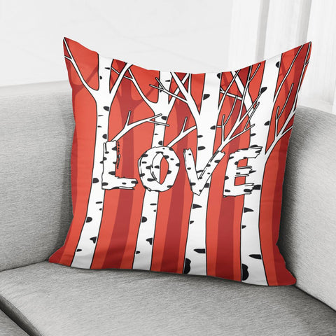 Image of Love Slogan Pillow Cover